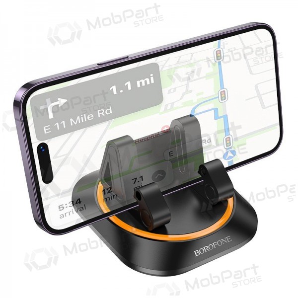 Tālruņa turētājs automobiļiem Borofone BH116 (dashboard) melns