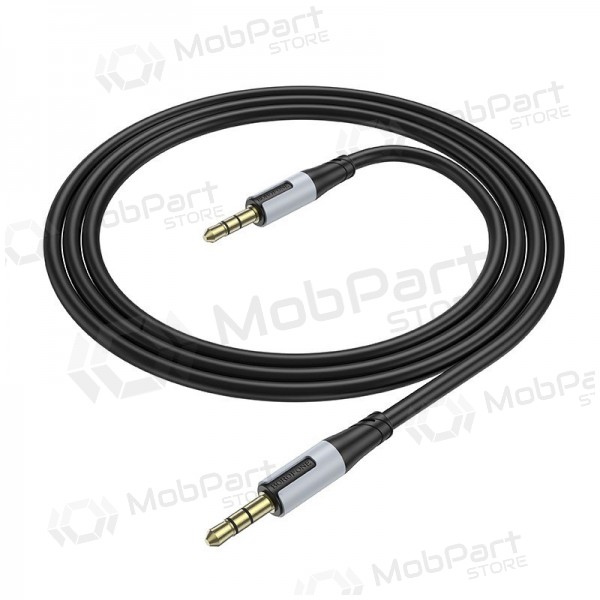 Audio kabelis Borofone BL19 3,5mm to 3,5mm melns