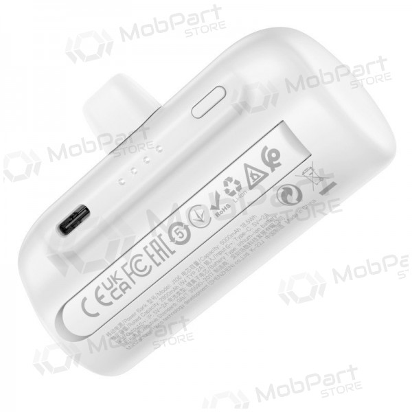 Ārējā baterija Power Bank Hoco J106 Lightning 5000mAh balta
