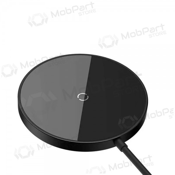 MagSafe bezvadu lādētājs Baseus Simple Mini 3 15 W melns