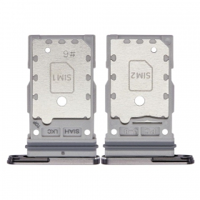 Samsung S918 Galaxy S23 Ultra Dual SIM kartes turētājs (melns) (service pack) (oriģināls)