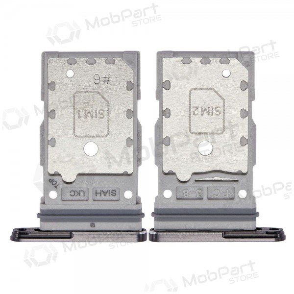 Samsung S918 Galaxy S23 Ultra Dual SIM kartes turētājs (melns) (service pack) (oriģināls)