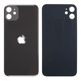 Apple iPhone 11 aizmugurējais vāciņš (melns)