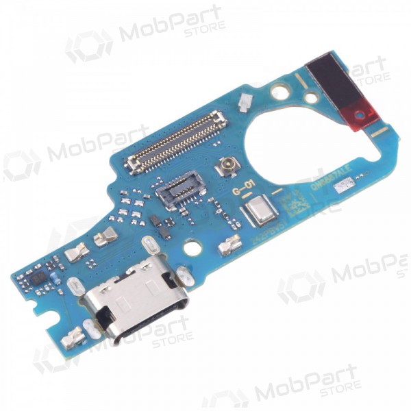 Lanksčioji šleife Samsung M556 M55 5G su įkrovimo kontaktu, mikrofonu oriģināls (service pack)
