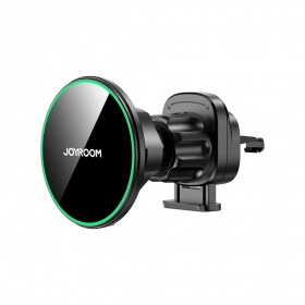 Automobilinis laikiklis-lādētājs Joyroom JR-ZS412 Qi2 MagSafe 15W melns
