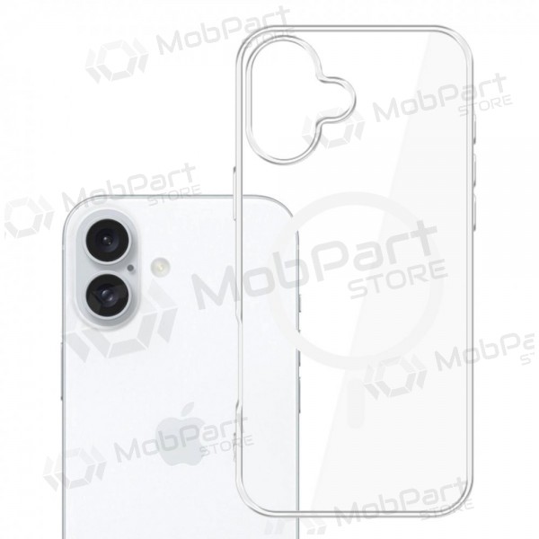 Apple iPhone 16 Plus maciņš - 3MK Clear MagCase (caurspīdīgs)