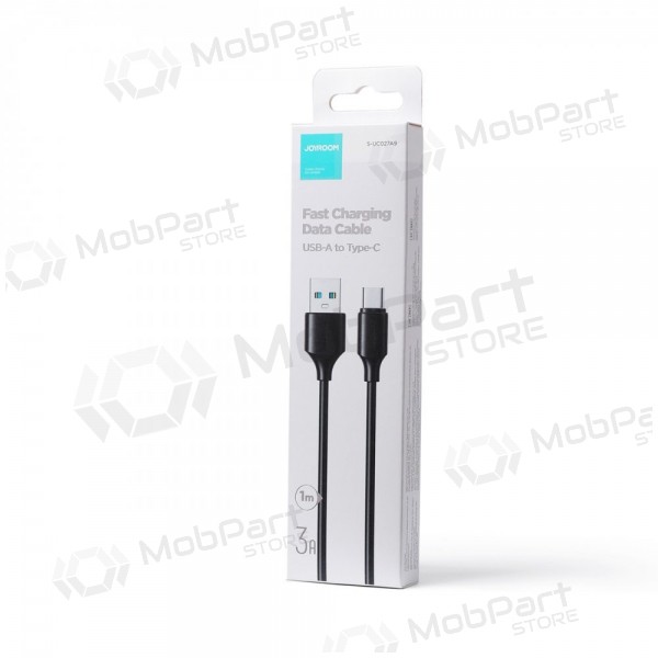USB kabelis Joyroom S-UC027A9 USB to Type-C 3A 1.0m melns