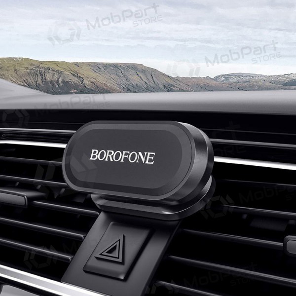 Automobilinis Universāls telefono laikiklis Borofone BH29 klijuojamas ant panelės, magnetinis, melns