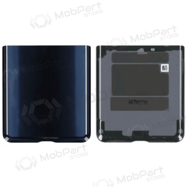 Samsung Galaxy Z Flip aizmugurējais augšējais vāks (melns) - oriģināls