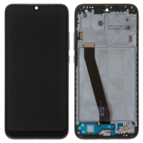 Xiaomi Redmi 7 ekrāns (melns) (ar rāmīti) (service pack) (oriģināls)