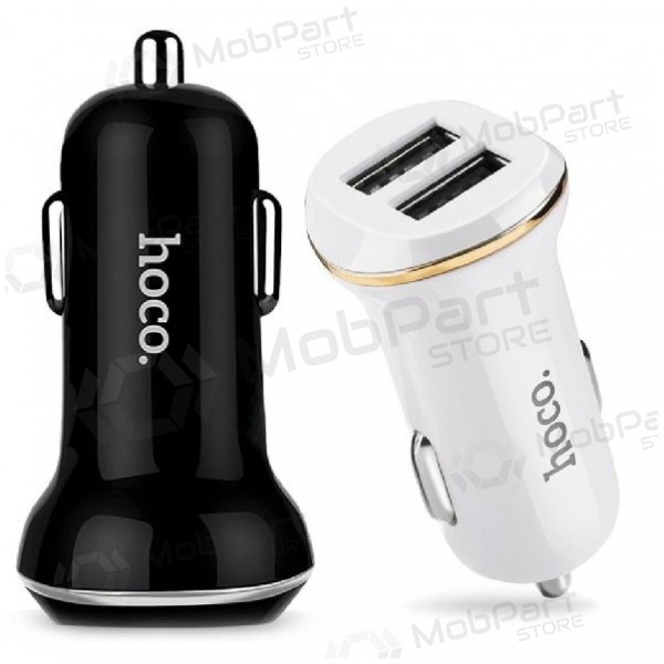 Auto lādētājs HOCO Z1 Dual USB (5V 2.1A) (melns)