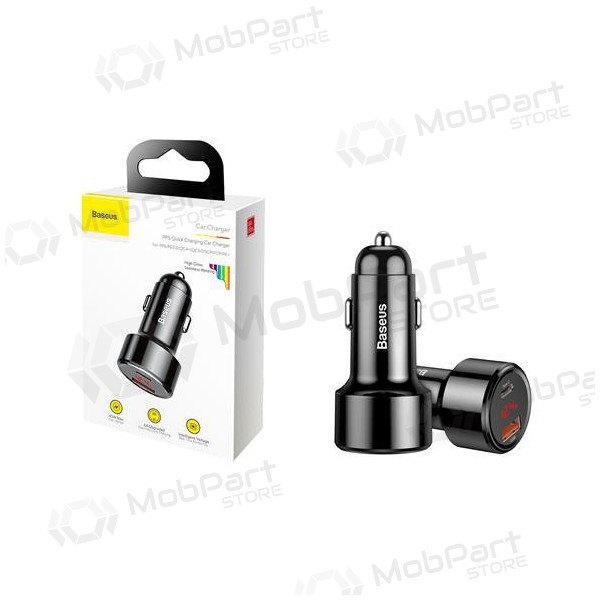 Lādētājs automobilinis Baseus Series x 2 USB Quick Charge 45W CCMLC20C-01 (melns)
