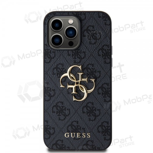 Apple iPhone 14 Pro Max maciņš - Guess PU 4G Metal Logo (pelēks)