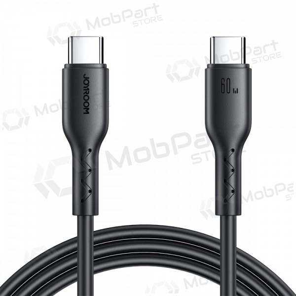 USB kabelis Joyroom SA26-CC3 USB-C to USB-C 60W 1.0m melns