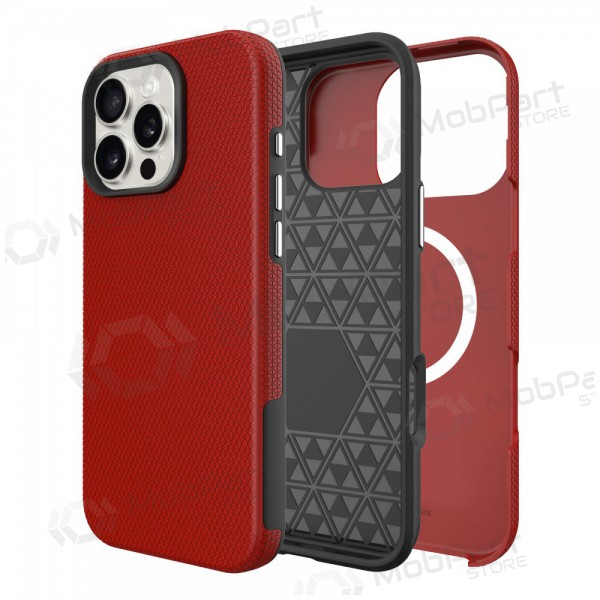 Maciņš / vāciņš Perfectionists Triangle Mag Case Apple iPhone 13 Pro sarkans Maciņš / vāciņš Perfectionists Triangle Mag Case Apple iPhone 13 Pro sarkans