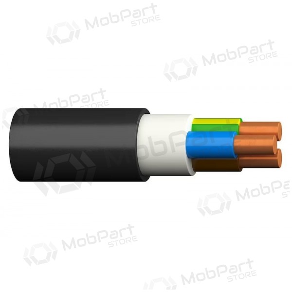 Strāvas kabelis Prysmian Group XPK-HF C Pro 3x1.5 mm² vara XLPE LSZH CPR Cca 0.6/1 kV monolīts