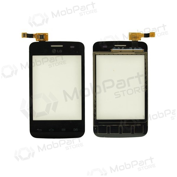 LG E430 (L3-2) skārienjūtīgais ekrāns / panelis (melns)