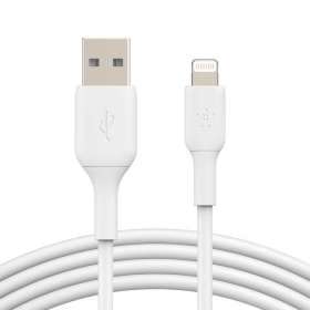 USB kabelis Belkin Boost Charge USB-A to Lightning 1.0m balts