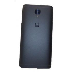 OnePlus 3 / 3T aizmugurējais baterijas vāciņš (melns) (lietots grade B, oriģināls)