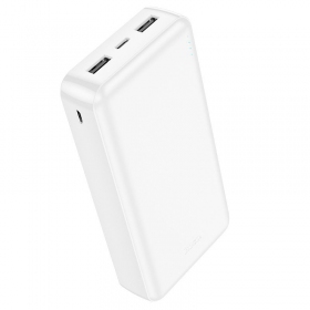 Ārējā baterija Power Bank Hoco J100A 2xUSB-A 20000mAh balta