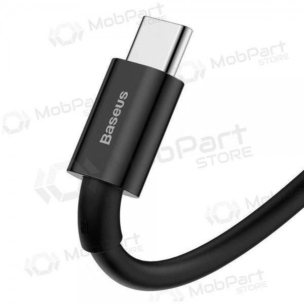 USB kabelis Baseus Superior iš USB į Type-C 66W 2.0m melns CATYS-A01