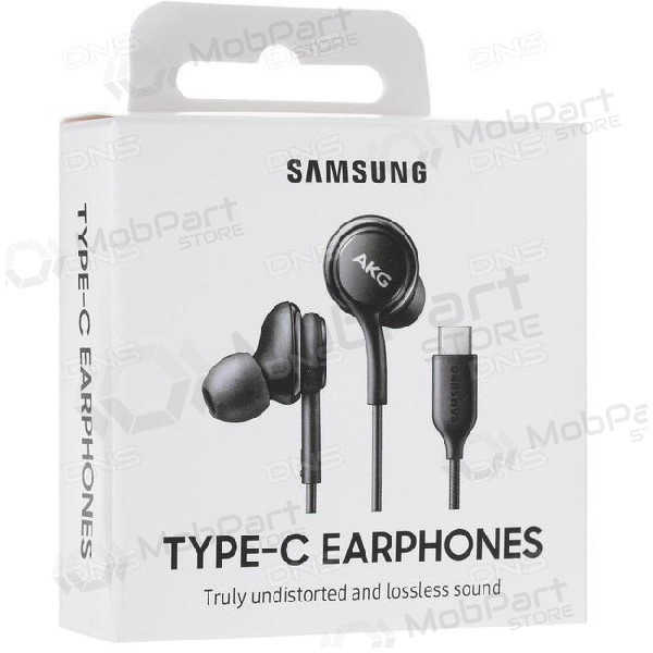 Brīvroku aprīkojums Samsung AKG (EO-IC100) Type-C (melna)
