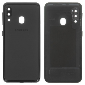 Samsung Galaxy A20e (2019) aizmugurējais vāciņš (melns) (oriģināls)