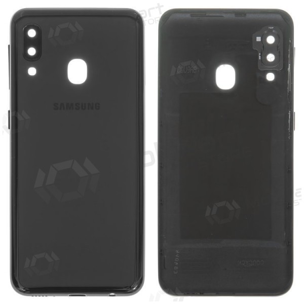 Samsung Galaxy A20e (2019) aizmugurējais vāciņš (melns) (oriģināls)