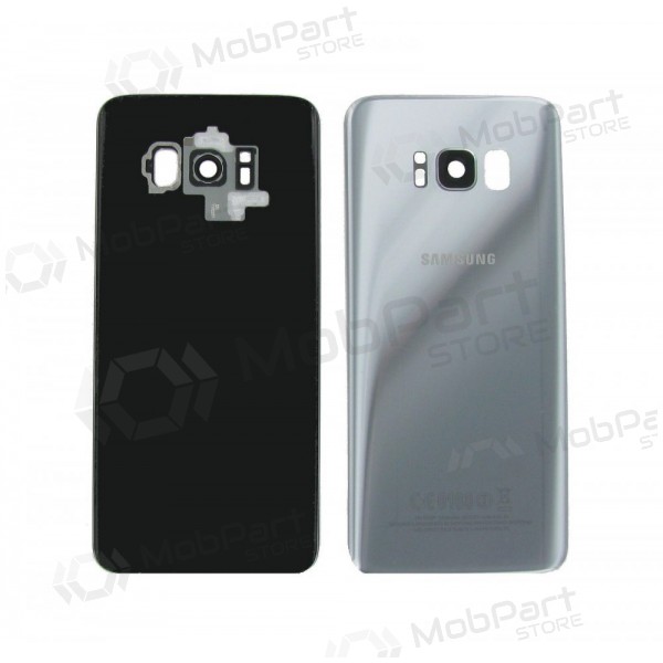 Samsung G955F Galaxy S8 Plus aizmugurējais baterijas vāciņš sudraba (Arctic Silver) (service pack) (oriģināls)