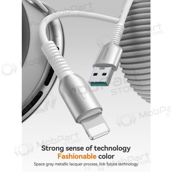 USB kabelis Joyroom S-A51 USB-A to Lightning 3A 1.2m pelēks