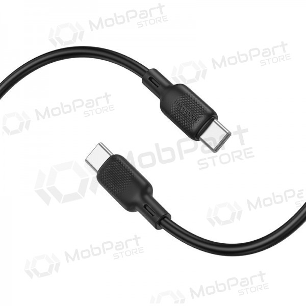 USB kabelis Borofone BX113 60W USB-C to USB-C 2.0m melns