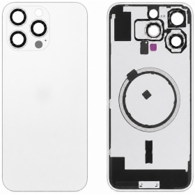 Apple iPhone 16 Pro Max aizmugurējais vāciņš (balts) (Premium)
