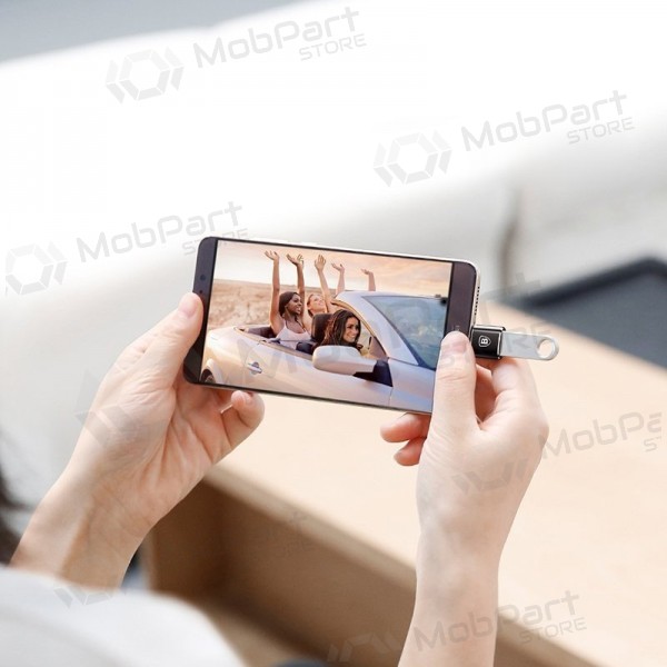 Adapteris Baseus USB-A to Type-C OTG melns CATOTG-01