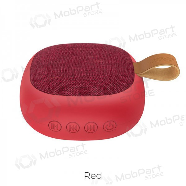 Bluetooth pārnēsājamais augšējais skaļrunis Hoco BS31 (sarkans)