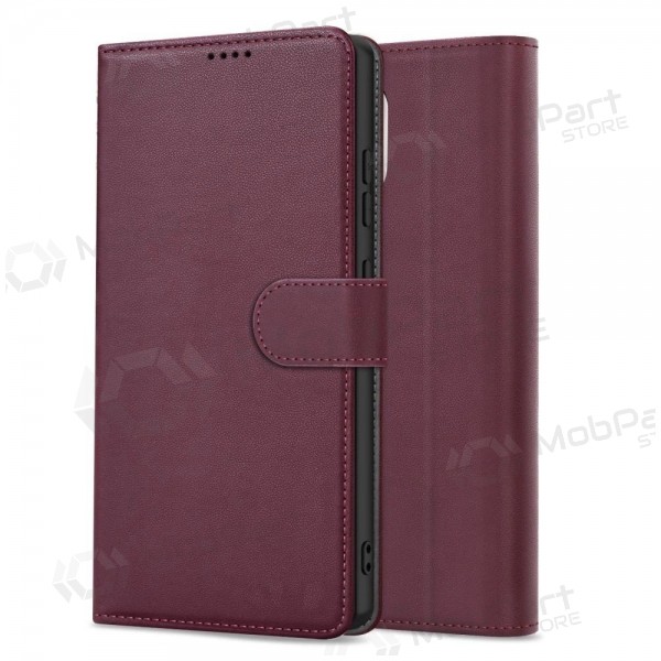 Samsung Galaxy S26 Ultra maciņš - Fancy Wallet (bordo)