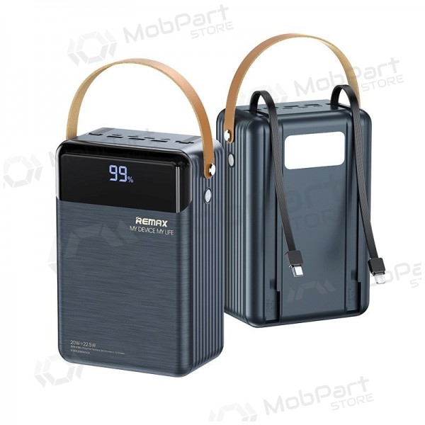 Ārējā baterija Power Bank Remax RPP-566 22.5W 80000mAh pelēka