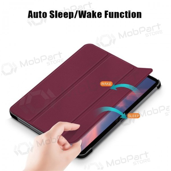 Lenovo Tab 10.1 maciņš - Smart Leather bordo