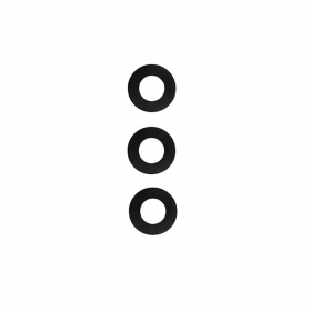 Samsung A155 A15 4G/A156 A15 5G kameras stikliņš Black (only lens 3pcs) ORG