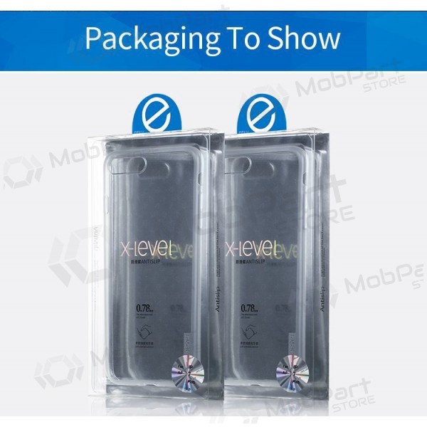 Maciņš / vāciņš X-Level Antislip/O2 Samsung A175 A17 4G/A176 A17 5G caurspīdīgs