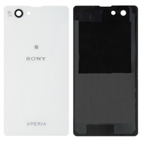 Sony Xperia Z1 Compact D5503 aizmugurējais baterijas vāciņš (balts)