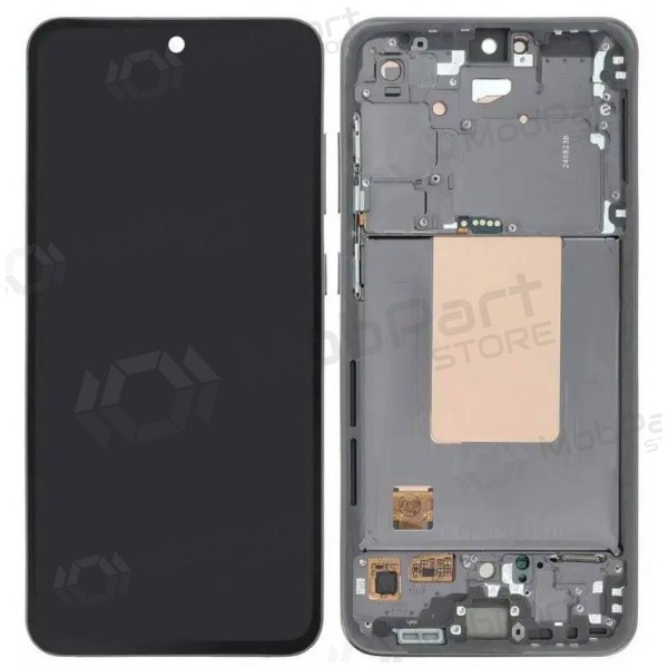 Samsung Galaxy S24 FE ekrāns (grafīts) (ar rāmi) (Premium)