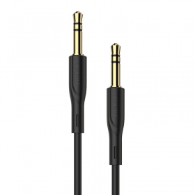 Audio adapteris 3,5mm į 3,5mm Borofone BL1 (melns)
