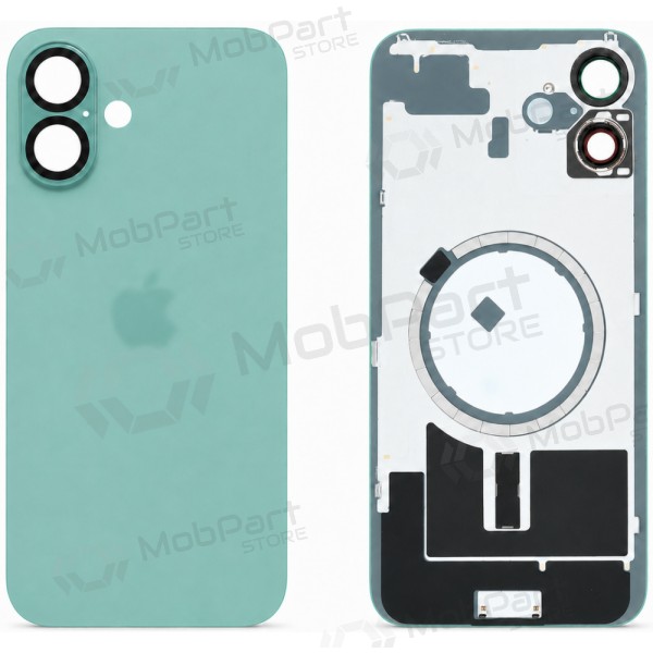 Apple iPhone 16 aizmugurējais vāciņš (tirkīza) - Premium