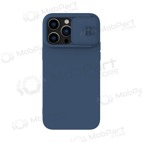 Apple iPhone 14 Pro vāciņš „Nillkin Silicone“ (tumši zils) Apple iPhone 14 Pro vāciņš „Nillkin Silicone“ (tumši zils)