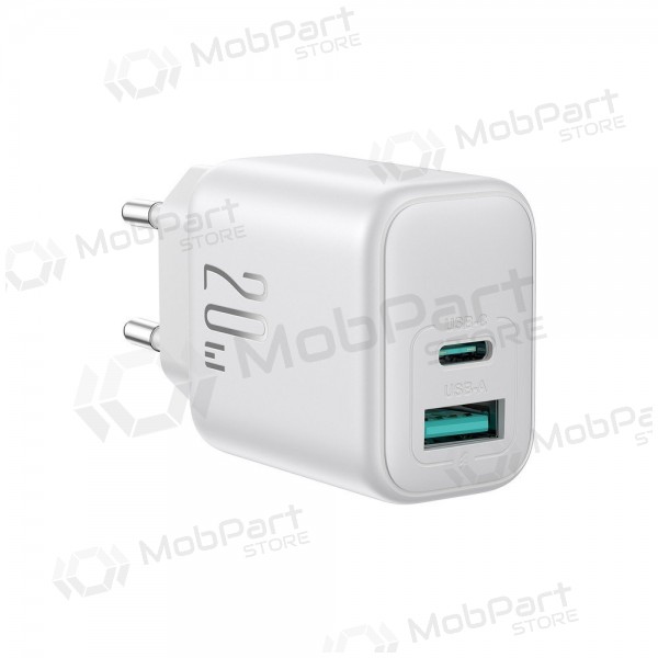 Lādētājs Joyroom JR-TCF21 USB-C/USB-A PD20W balts