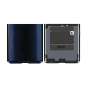 Samsung Galaxy Z Flip F700 aizmugurējais baterijas vāciņš (Mirror Black) (down) (lietots grade B, oriģināls)