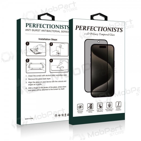 Samsung Galaxy S26 FE aizsargstikls - 2.5D Privacy Perfectionists