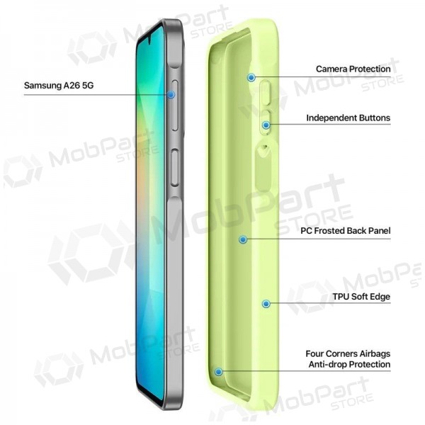 Samsung Galaxy S25+ maciņš - Dux Ducis Yind (zaļš)