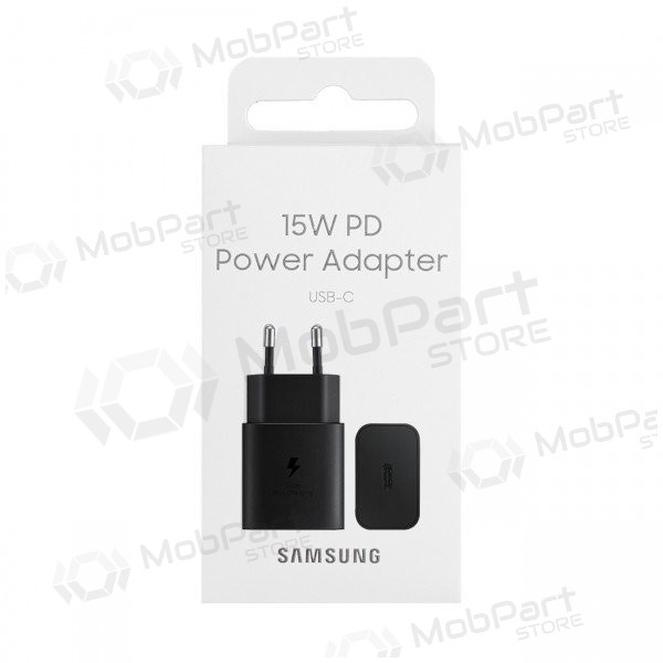 Lādētājs oriģināls Samsung EP-T1510NBEGEU 15W iepakojumā melns