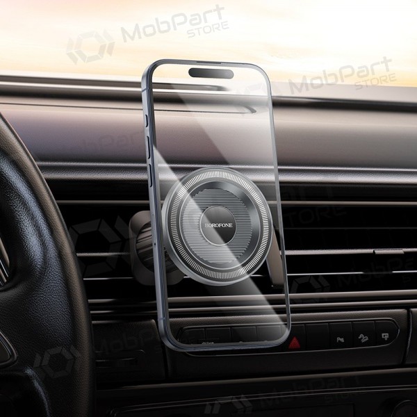 Tālruņa turētājs automobiļiem Borofone BH122 Magsafe (air vent) melns
